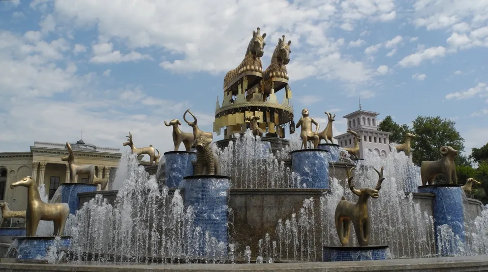 La fontaine de Colchide à Koutaïssi