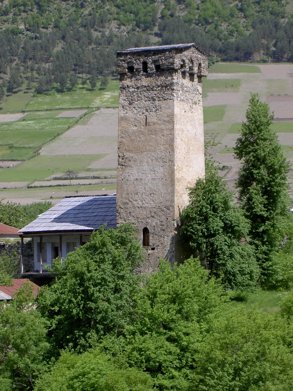 Une tour svane isolée